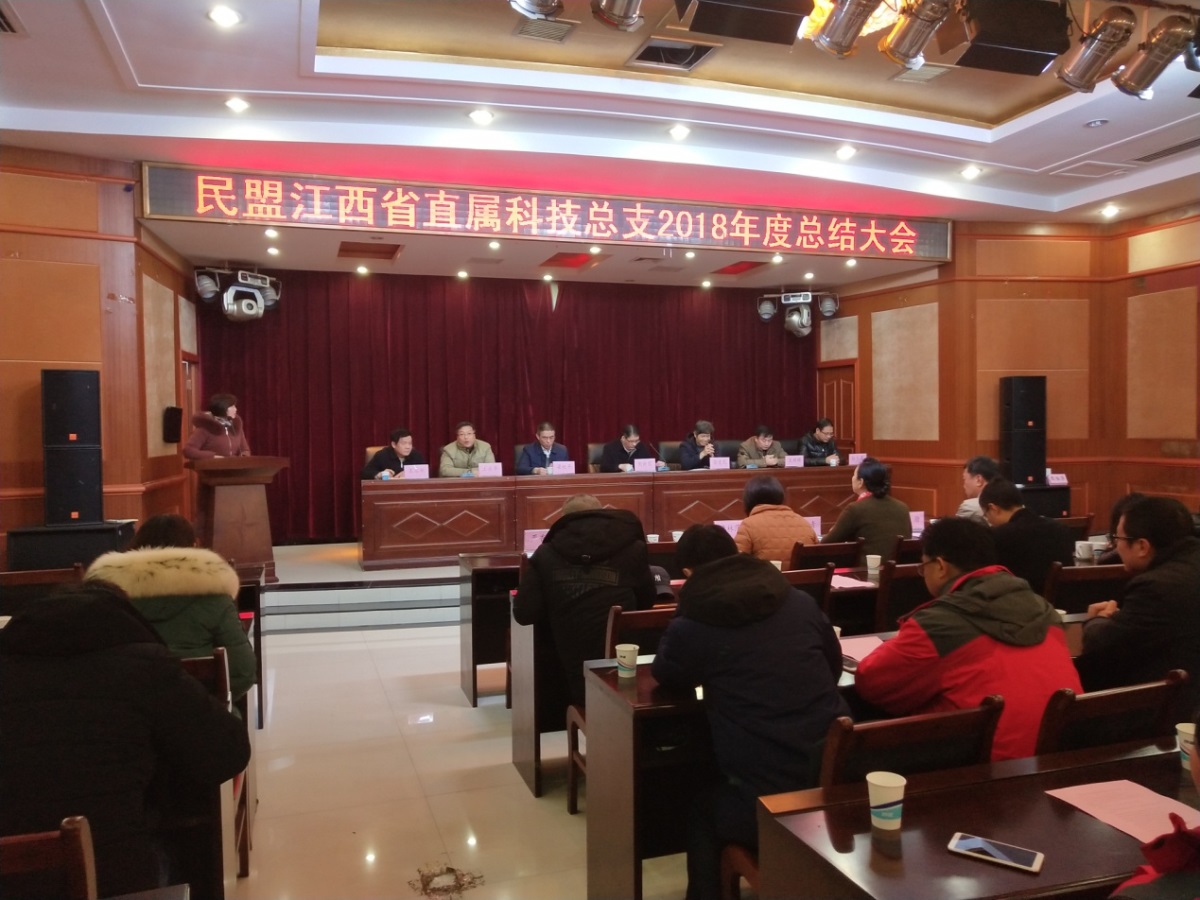  民盟支部参加江西省直属科技总支总结大会