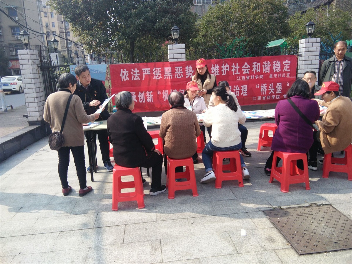 我院积极开展社会治安综合治理宣传日活动