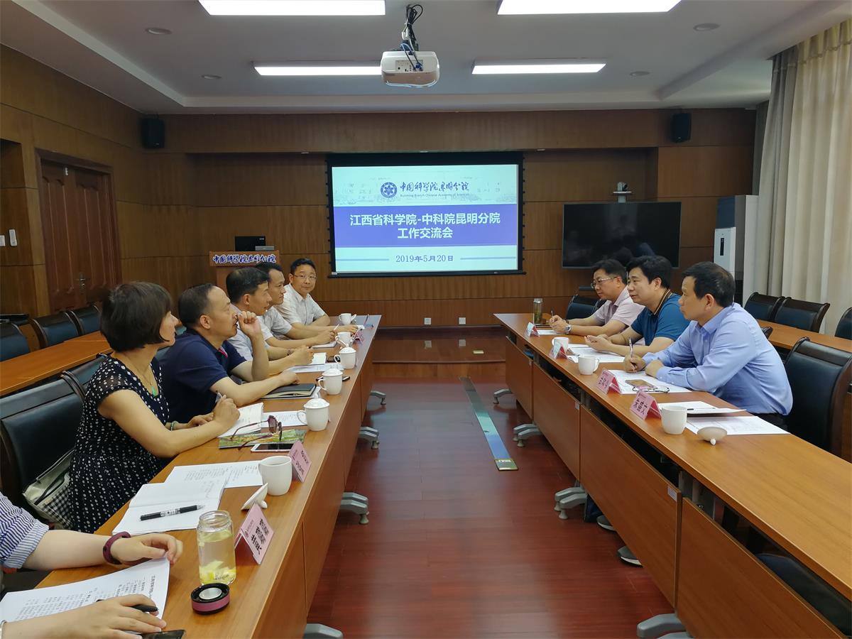 熊绍员带队赴中国科学院昆明分院学习交流