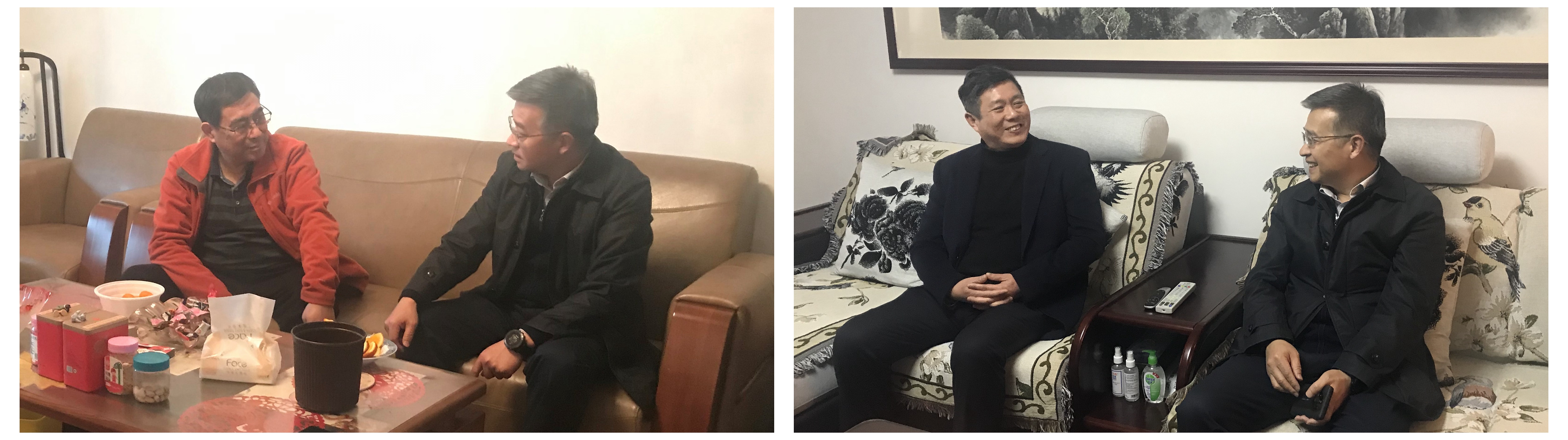 院领导春节前夕走访慰问离退休老同志