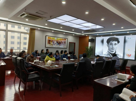 所党支部开展“致敬榜样力量 弘扬科学精神” 道德讲堂活动