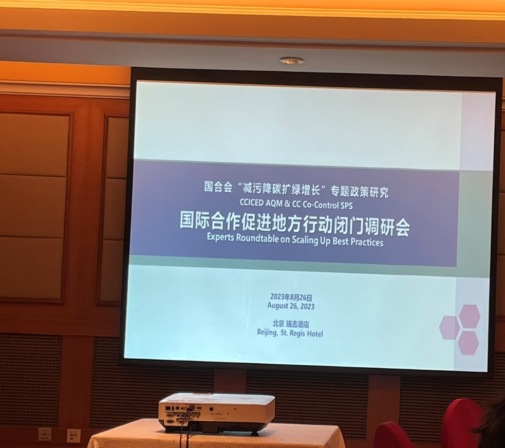 我所科研人员赴北京参与国合会交流合作调研会