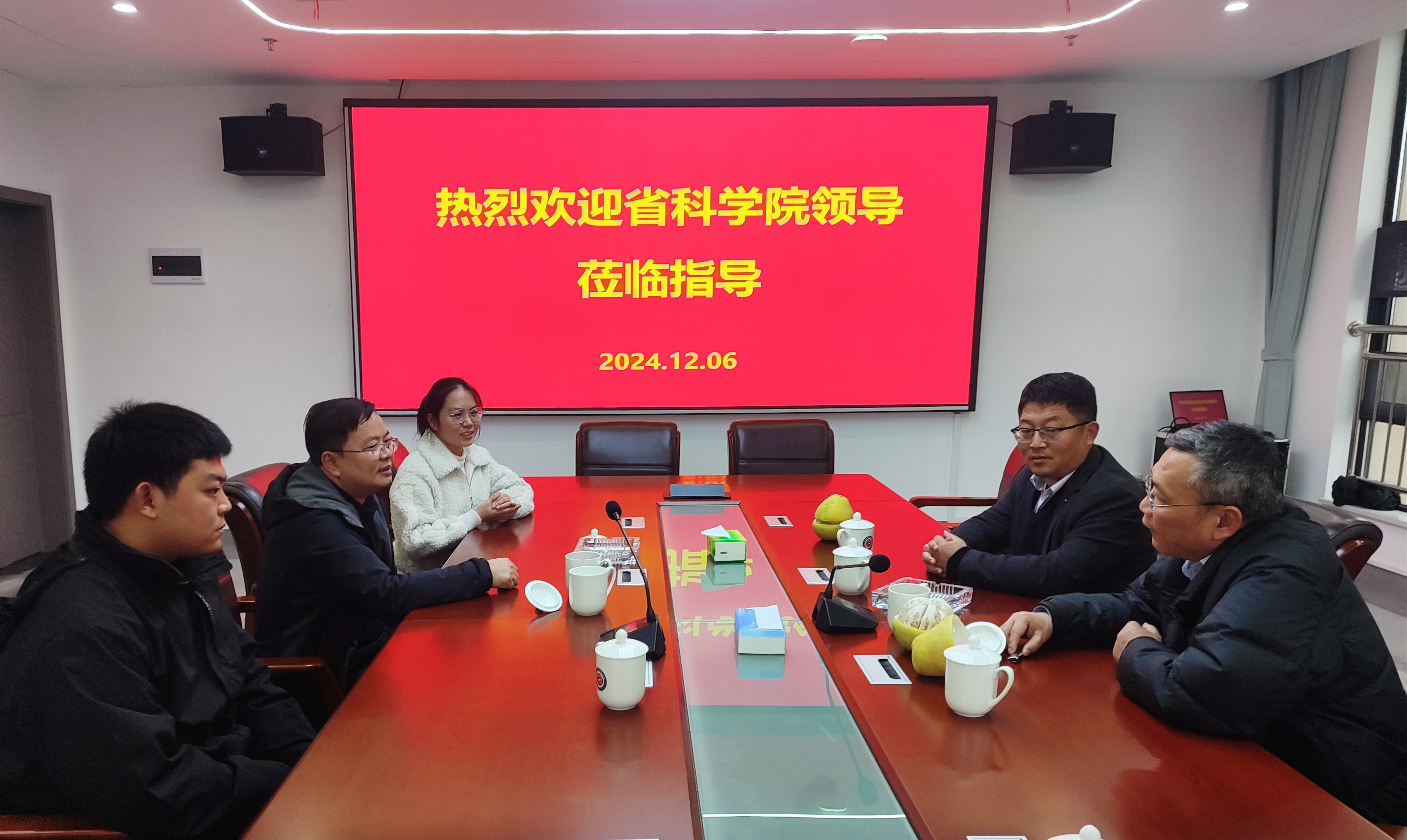 院产业处刘峰处长带队赴井冈山分院指导创新基地建设