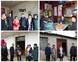 我院驻村扶贫工作组前往株山村走访慰问贫困户