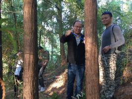 江西省观赏植物遗传改良重点实验室赴赣南树木园开展科技合作交流