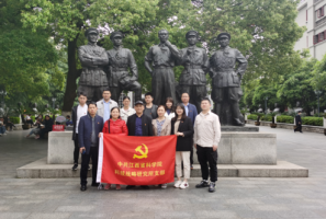 科技战略研究所党支部开展“红色走读”党史学习教育活动