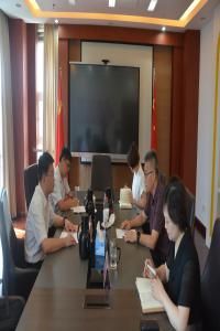 省科协史可主席一行来我院座谈交流