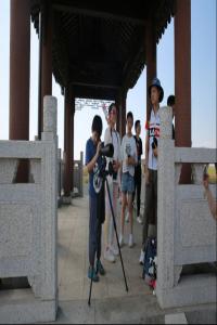 省外小朋友国庆假期考察鄱阳湖鸟类和江豚